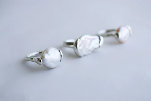 Anillo con Perla Grande