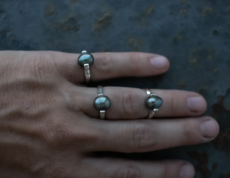 Anillo Solitario - Media Caña 2