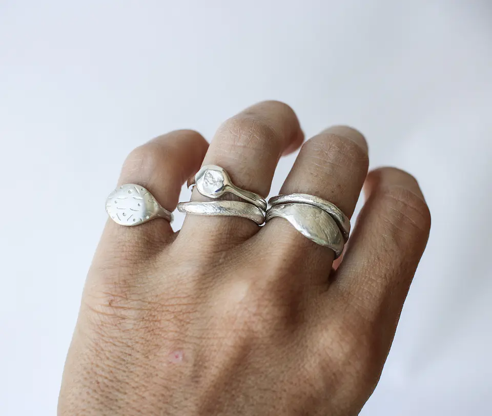 Anillo Sello con Patrón 3
