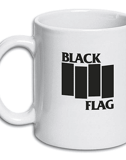 Tazón blanco black flag clásico
