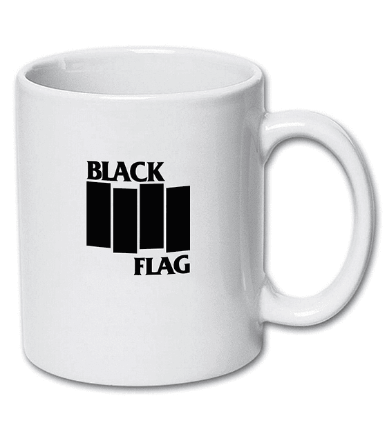 Tazón blanco black flag six pack