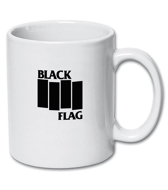 Tazón blanco · Black Flag Six Pack