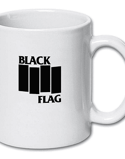 Tazón blanco · Black Flag Six Pack