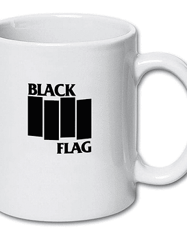 Tazón blanco · Black Flag Six Pack