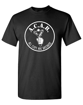 Polera M/C A.C.A.B. · All Cops Are Bastards