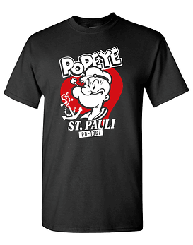 Polera M/C St. Pauli · Popeye 1967