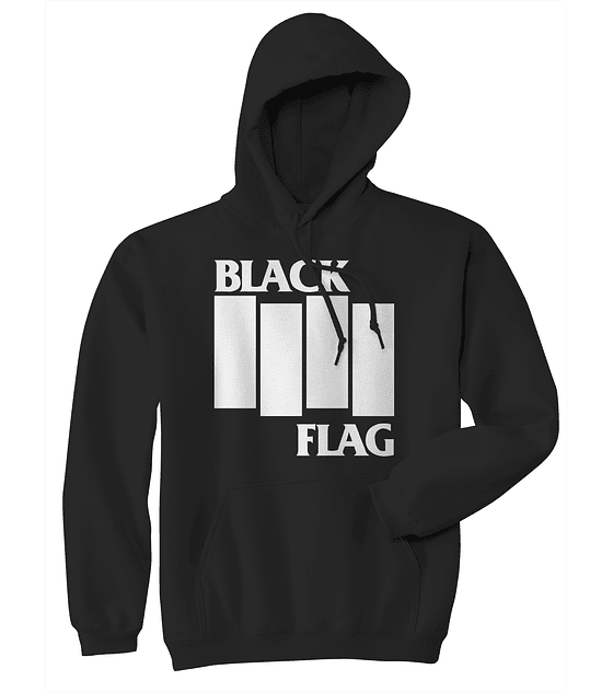 Polerón Canguro · Black Flag Clásico