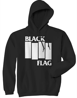 Polerón Canguro · Black Flag Clásico