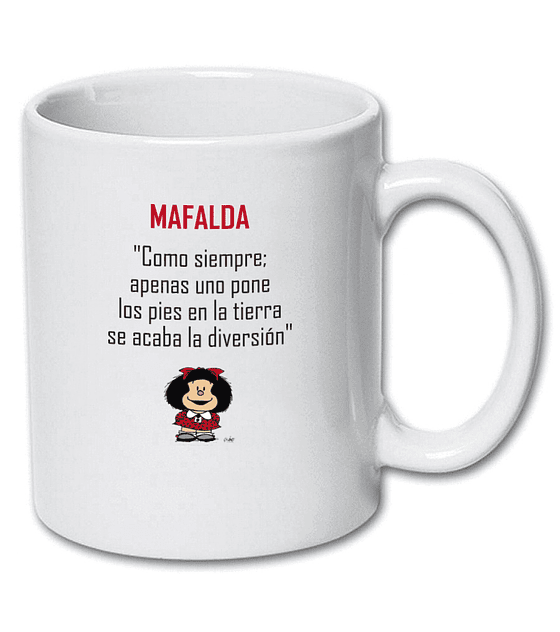 Tazón Blanco · Mafalda