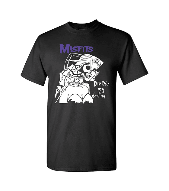 Polera M/C Misfits · Die Die My Darling