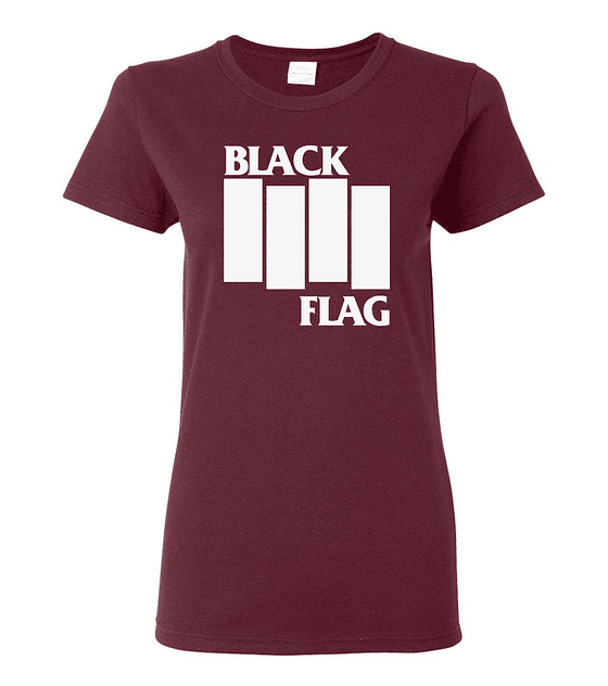 Polera Mujer Black Flag