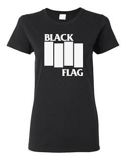 Polera Mujer Black Flag
