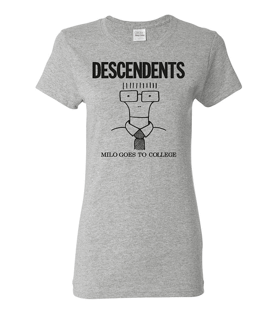 Polera Mujer Descendents Milo Goes To College