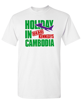 Polera M/C Dead Kennedys · Holiday In Cambodia