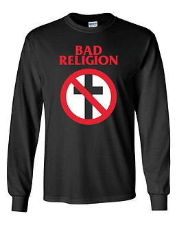 Polera M/L Bad Religion · Logo