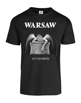 Polera M/C Serigrafía Warsaw · Joy Division