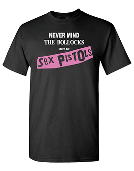 Polera M/C Sex Pistols · Never Mind The Bollocks