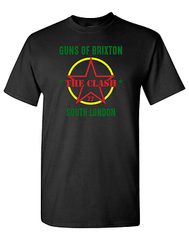 Polera M/C The Clash · Guns Of Brixton