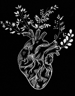 Parche Serigrafia · Corazón Florido