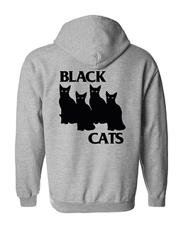 Polerón Con Cierre · Black Cats