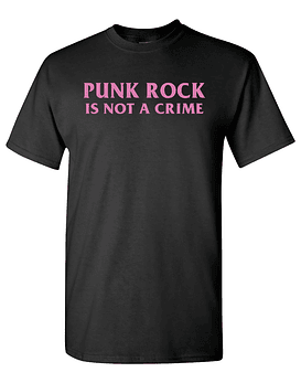 Polera M/C Punk Rock · Is Not Crime