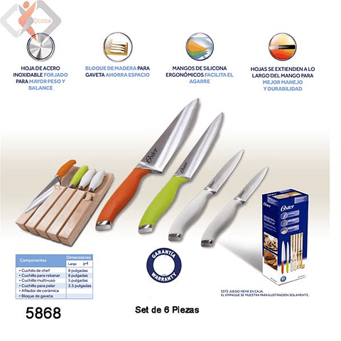 Set de cuchillos OST-26020