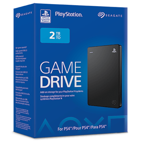 Seagate Game Drive for PS4 STGD2000100 - Disco duro - 2 TB - externo- USB 3.0