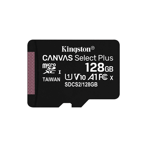 Kingston Memoria MicroSDXC 128GB Canvas Select Plus 100R/85R, Class 10 UHS-I