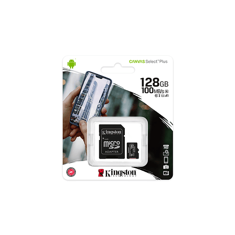 Kingston Memoria MicroSDXC 128GB Canvas Select Plus