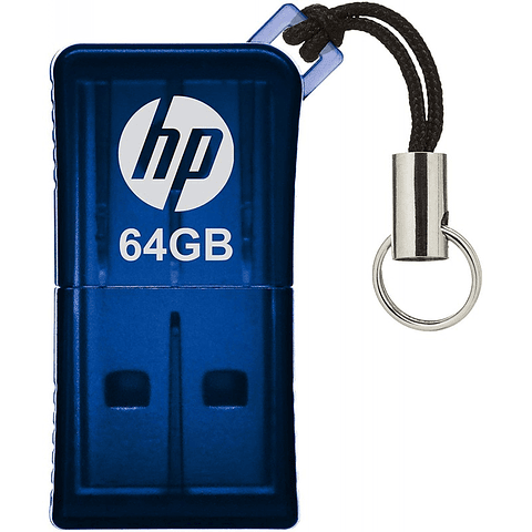 HP | PEN DRIVE HP V165 64GB  AZUL 