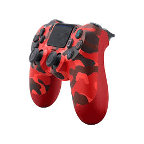 Control Dualshock Playstation 4 Rojo camuflado