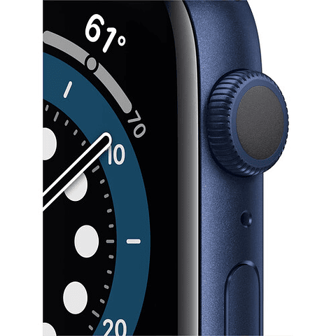 Apple Watch Serie 6 (GPS, 44mm, azul Aluminio, correa Sport Band azul) MOOJ3LL/A