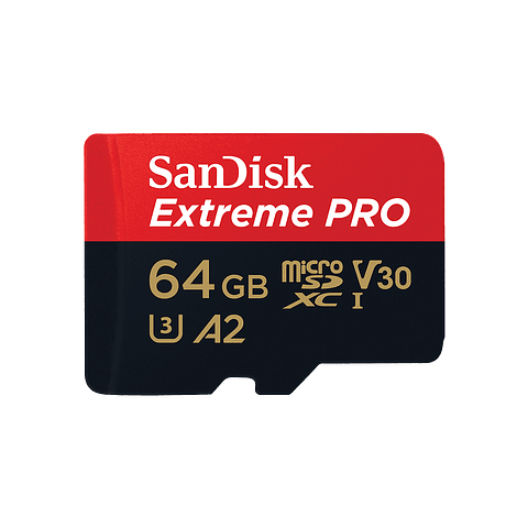 SANDISK MEMORIAS MICRO SD 64GB CLASE 10 EXTREME PRO 170MB/S CON ADAPTADOR