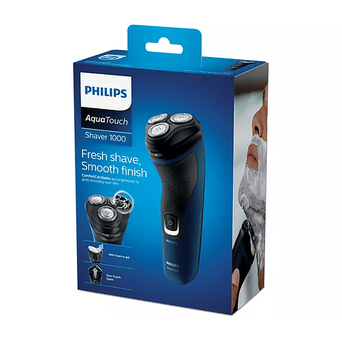 Afeitadora Philips eléctrica en seco o en húmedo S1121/40