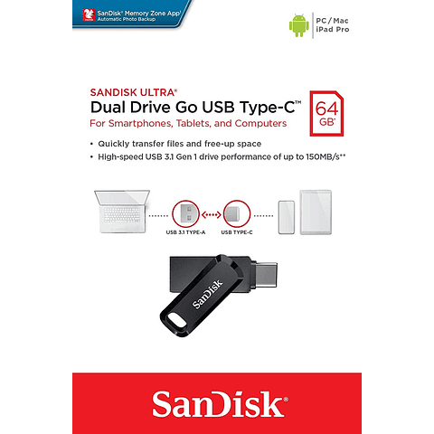 PENDRIVE USB SANDISK SDDDC3--G46 32GB.