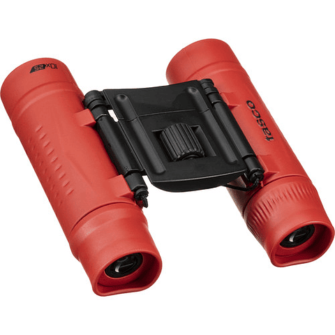 Tasco 10x25 Essentials Compact Binoculares (Rojo) 168125R