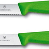 Cuchillo Verduras 2 Unidades Dentado+Liso Rosado 10 cms Victorinox - 6.7796.L4B