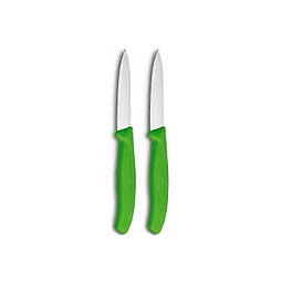 Victorinox, Swiss Classic set 2 cuchillo para verdura/Puntiagudo color VERDE 6.7606.L114B 