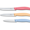 Juego de cuchillos para verdura Swiss Classic Trend Colors, 3 piezas 