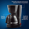 Cafetera Oster® de 5 tazas con filtro permanente BVSTDC05