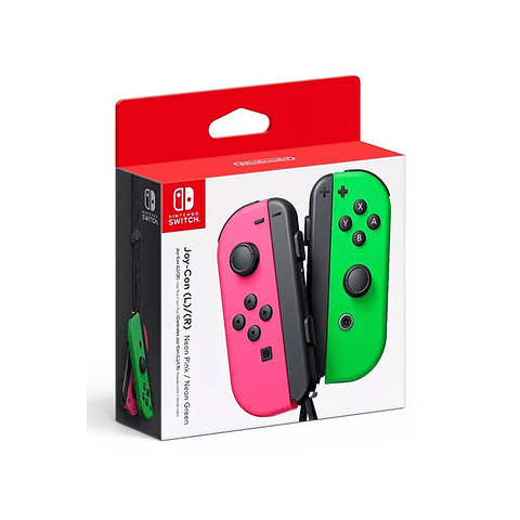 Control Joy Con Nintendo Switch rosado/verde
