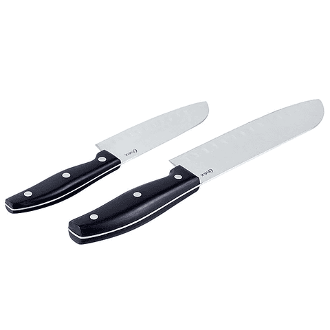 SET DE 2 CUCHILLOS OSTER SANTOKU 5 Y 7 PULG 75680.02