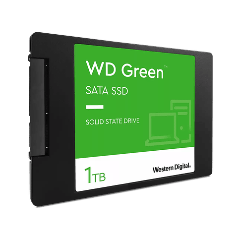 DISCO DURO WD Green™ 1TB SATA SSD 2,5 pulgadas/7 mm con carcasa WDS100T2G0A