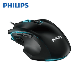 MOUSE GAMER ALAMBRICO USB 9 BOTONES NEGRO SPK9201 PHILIPS