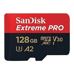 SANDISK MEMORIAS MICRO SD 128GB CLASE 10 EXTREME PRO 170MB/S CON ADAPTADOR
