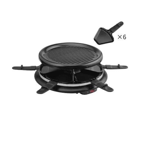 Parrilla raclette Grill con 6 sartenes Marca Kaysons YX601