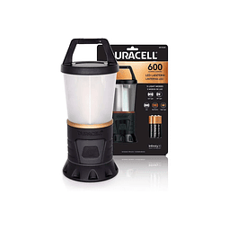 LINTERNA DURACELL 8661-DL600 600 LUMEN LANTERN CON 180 /360 GRADOS CON 3AA BLANCO/NEGRO