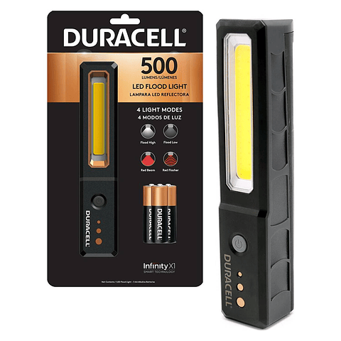Linterna Duracell 500 Lum Led Reflectora DW500