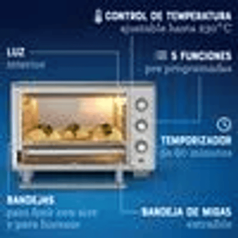 HORNO MARCA:OSTER MODELO:TSSTTVLS35L-052 ELECTRICO