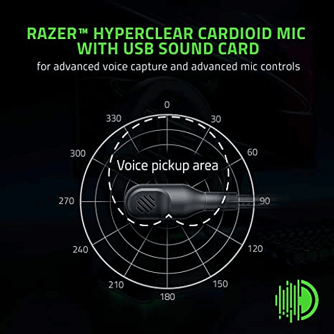 Razer BlackShark V2 Auriculares para juegos: sonido envolvente espacial THX 7.1, controladores de 1.97 pulgadas, micrófono desmontable, para computadora